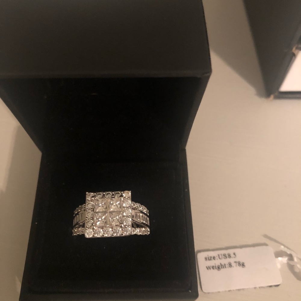 Joancee princess cut ring